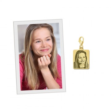 1 bedel goud met fotogravure