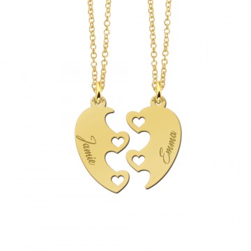 1 best friends hanger voor ketting