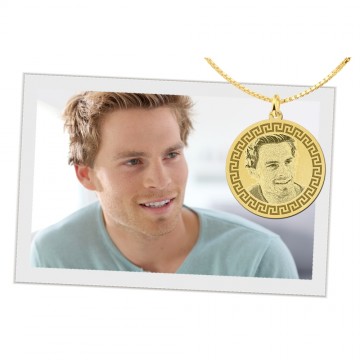 1 fotohanger meander rand goud