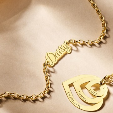 1 gouden armbandje met naam