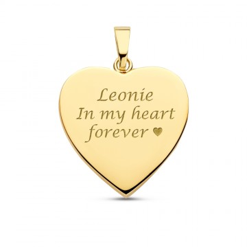 1 gouden ashanger hartje