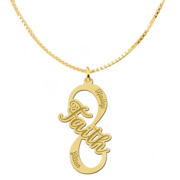 1 gouden infinity hanger faith