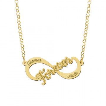 1 gouden infinity ketting forever