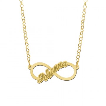 1 gouden infinity ketting kind