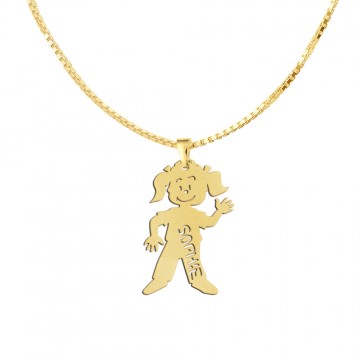 1 gouden mama sieraad meisje