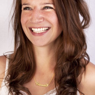 1 gouden naamketting carrie style