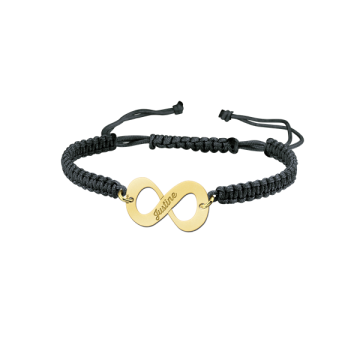 1 gouden shamballa armband infinity
