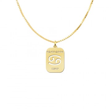 1 hanger met naam kreeft