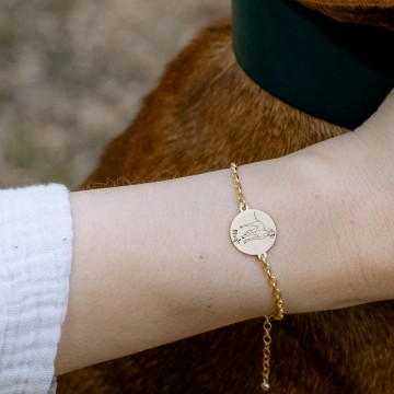 1 hondenras armband goud samojeed