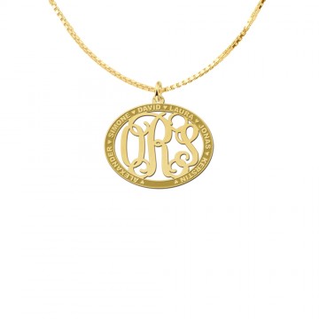 1 initialen hanger met namen