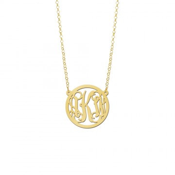 1 initialen ketting monogram