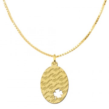 1 je naamplaatje van goud graveren large