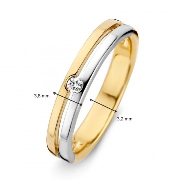 1 ring bicolor briljant 0 05 crt 30000 nl g