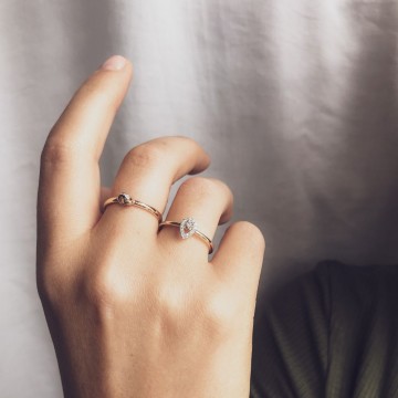 1 ring bicolor briljant 0 12 crt 30376 nl g