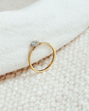 1 ring bicolor briljant 0 15 crt 28427 nl g