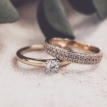 1 ring bicolor briljant 0 19 crt 20830 nl g