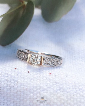 1 ring bicolor briljant 0 52 crt 29336 nl g