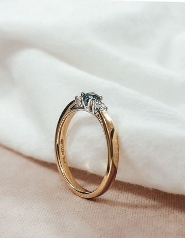 1 ring bicolor briljant saffier 28858 nl g