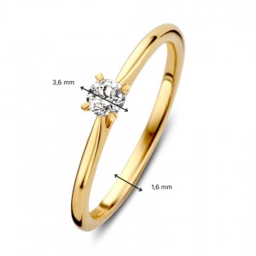 1 ring geel briljant 0 17 crt 28811 nl g