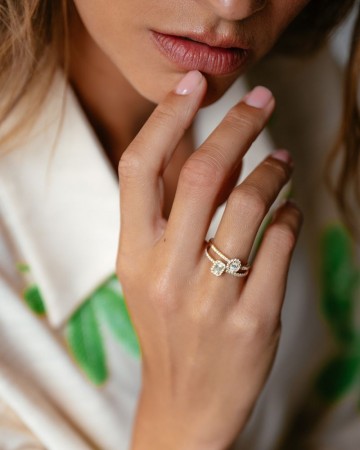 1 ring geelgoud briljant 0 40 crt 26536 nl g