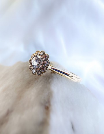 1 ring geelgoud briljant 0 43 crt 31052 nl g