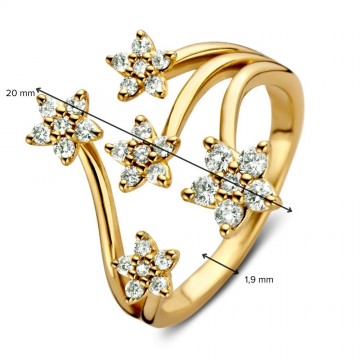 1 ring geelgoud briljant 0 51 crt 30792 nl g