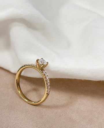 1 ring geelgoud briljant 0 59 crt 28625 nl g