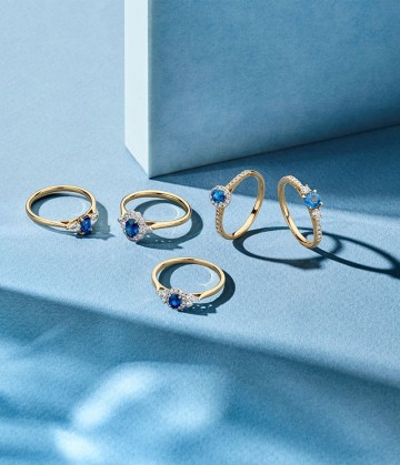 1 ring geelgoud briljant saffier 26986 nl g