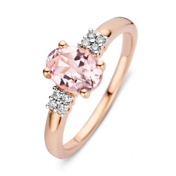 1 ring rosegoud morganiet briljant 20604 nl g