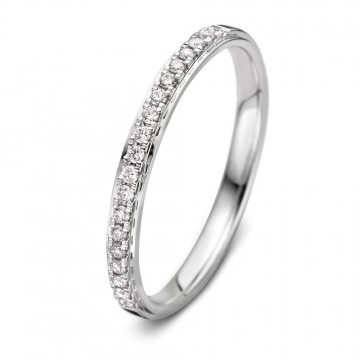 1 ring witgoud briljant 0 14 crt 25045 nl g