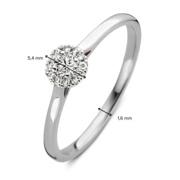 1 ring witgoud briljant 0 15 crt 30351 nl g