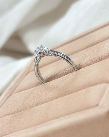 1 ring witgoud briljant 0 19 crt 28384 nl g