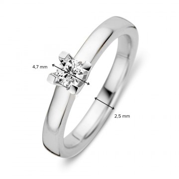 1 ring witgoud briljant 0 19 crt 31175 nl g
