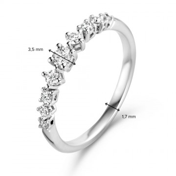 1 ring witgoud briljant 0 32 crt 31172 nl g