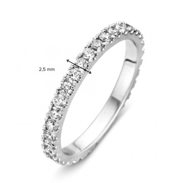 1 ring witgoud briljant 0 76 crt rondom 31204 nl g