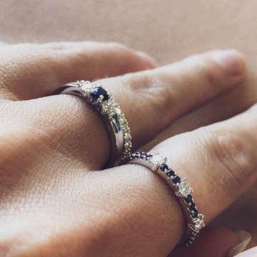 1 ring witgoud briljant saffier 21022 nl g