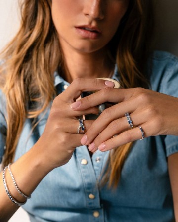 1 ring witgoud briljant saffier 29618 nl g