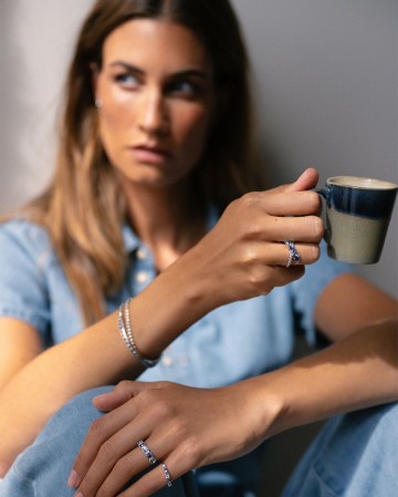 1 ring witgoud briljant saffier aquamarijn 29610 nl g