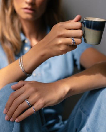 1 ring witgoud briljant saffier aquamarijn 29645 nl g