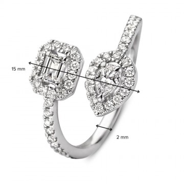 1 ring witgoud diamant 0 68 crt 29831 nl g