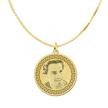 2 fotohanger meander rand goud