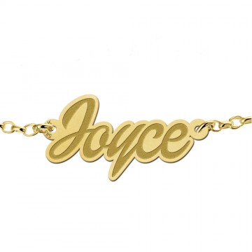2 gouden armband met naam