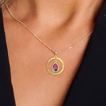 2 gouden druppel hanger