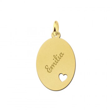 2 gouden naamplaatje om je naam in te laten graveren