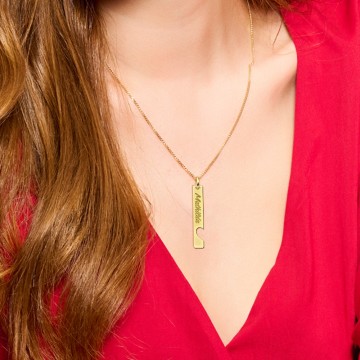 2 gouden vriendschapsketting bar hangers