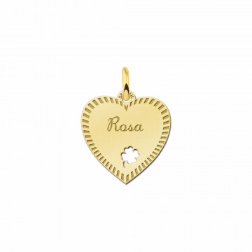 2 hart sieraden met rand