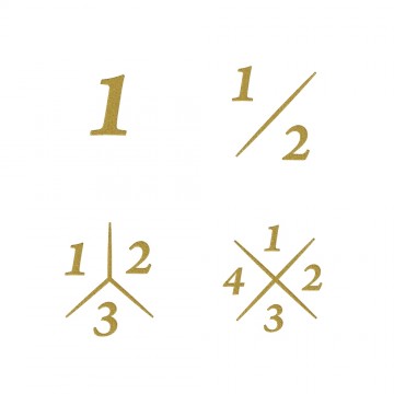 2 ovale gouden zegelring met drie initialen