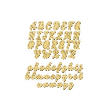 3 gouden naam ketting model melina