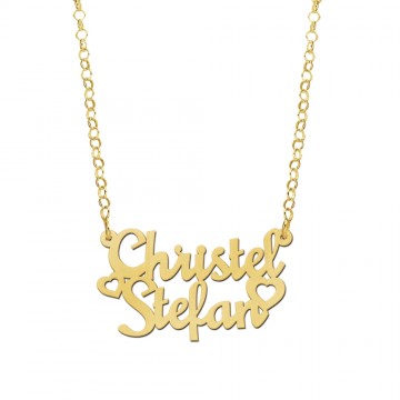 3 gouden naamketting model christelstefan