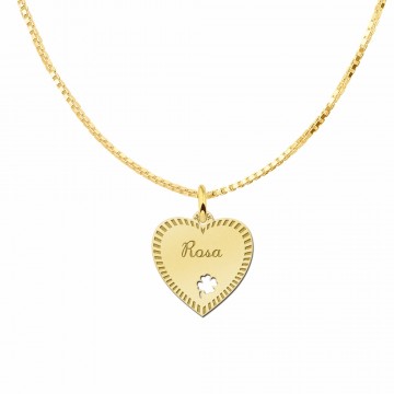 3 hart sieraden met rand